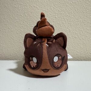 Aphmau MeeMeow Chocolate Ice Cream Cat Plush, 6”